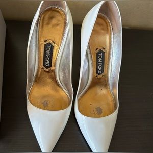 Tom Ford White heels 100% Authentic comes with box
